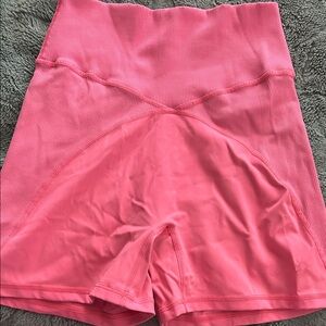 Women's Pink High-Waisted Shorts